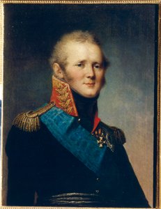 皇帝アレクサンドル 1 世 (1777-1825) の肖像 作： Stepan Semenovich Shchukin