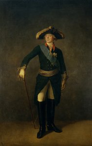 ロシアの皇帝パウロ1世の肖像1754-1801、1797 作： Stepan Semenovich Shchukin