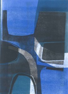 アーチ、2015年（紙にモノプリント）