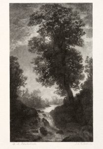 月明かりの滝 作： Stephen Greeley Putnam