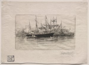 ポイント ブリーズ オイル ワーブ、1880 年。 作： Stephen Parrish