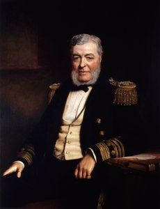ジョン・ロート・ストークス提督（1812-1885）1879年頃（キャンバスに油彩）