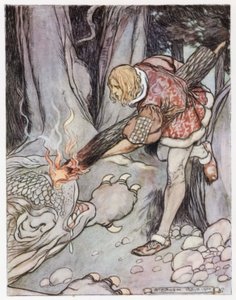竜殺しのジークフリートのイラスト（カラーリソ） 作： Stephen Reid