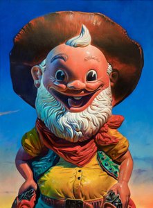アウトロー, 2012 (リネンに油彩) 作： Steven Skollar