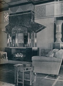 キャセイラウンジ、SSエンプレスオブブリテン、1931年 作： Stewart Bale Limited