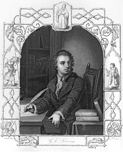 アルバートヘンリーペイン（1812-1902）によって彫刻されたゴットホールドエフライムレッシング（1729-1781）