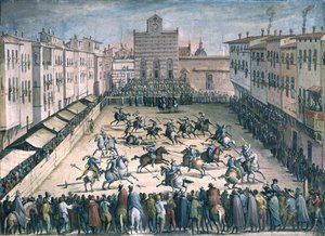 サンタクローチェ広場での馬上槍試合、1561-1562
