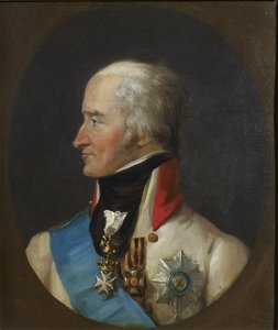 レビン・レオンティ伯爵の肖像アウグスト・テオフィル・フォン・ベニグセン1745-1826年、c。 1810年 作： Stroely
