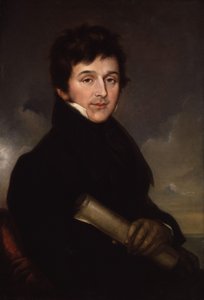 作曲家チャールズ・エドワード・ホーンの肖像 1786～1849年、1825年頃 作： Stroely