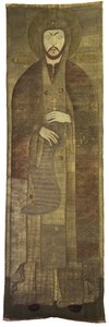 アレクサンドル ネフスキーの聖骸布教会の刺繍、1670 年代 作： Stroganov workshop