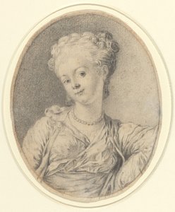 レディーズヘッド 作： Style of Gabriel Jacques de Saint Aubin