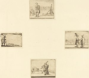 エッチングシート 作： Style of Jacques Callot