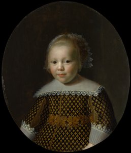若い男の子の肖像画。 作： Style of Paulus Moreelse