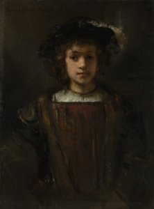 レンブラントの息子ティトゥス 1641-1668。 作： Style of Rembrandt