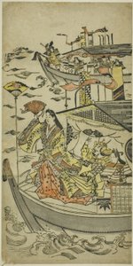 ファンターゲットを掲げる玉虫殿下 作： Sugimura Jihei