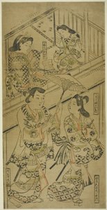 吉田街道で 作： Sugimura Jihei