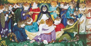 イラストは『Cats Galore』より！文化猫大全』（2015年刊） 作： Susan Herbert
