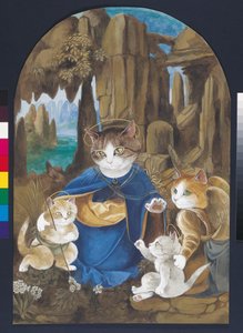 イラストは『Cats Galore』より！文化猫大全』（2015年刊） 作： Susan Herbert