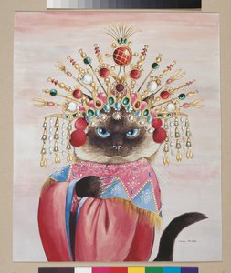 イラストは『Cats Galore』より！文化猫大全』（2015年刊） 作： Susan Herbert