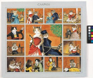 イラストは『Cats Galore』より！文化猫大全』（2015年刊） 作： Susan Herbert