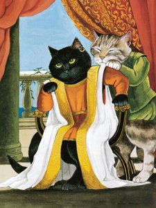 イラストは『Shakespeare Cats』より：ポスターブック（2016年出版） 作： Susan Herbert