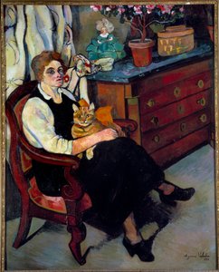 ミス・リリー・ウォルトン 絵画 マリー・クレメンティーヌ（Marie Clementine）・ヴァラドン（Suzanne Valadon）（1865-1938）の作品 作： Suzanne Valadon