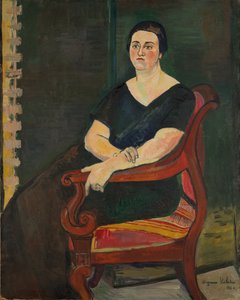 ジェルメーヌ・アイゼンマン夫人の肖像 作： Suzanne Valadon