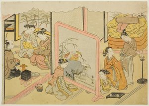 連載第6弾「金礼錦みさお車」シリーズ第6弾 盃東子（さかづきとうこ） 作： Suzuki Harunobu