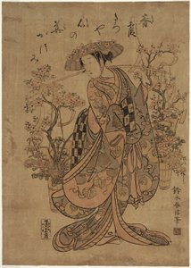 フラワーベンダー 作： Suzuki Harunobu