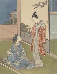 手紙を書く少女、18世紀., 18世紀.