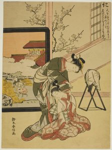 「五徳」シリーズより仁（じん） 作： Suzuki Harunobu