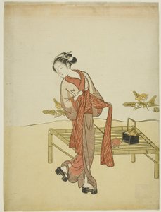 流れによって 作： Suzuki Harunobu