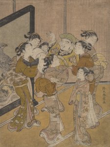 大黒堂上、おそらく1766年、おそらく1766年。 作： Suzuki Harunobu