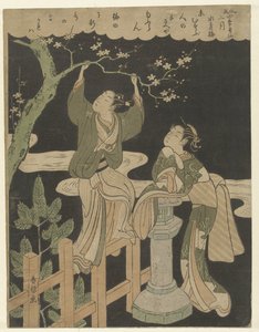De tweede maand Nigatsu (title on object) Elegante gedichten over de vier seizoenen. (series title) Furyu shiki kasen (series title on object)   1369139   ja       japanese Successfully Translated  Original: Gazebo on Central Park (oil on canvas) Translat: 作： Suzuki Harunobu