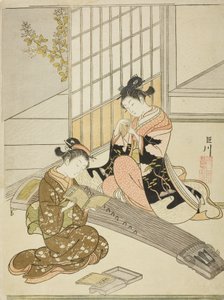 江東橋のガチョウ降順 作： Suzuki Harunobu