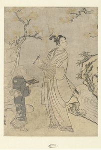 詩を書く 作： Suzuki Harunobu