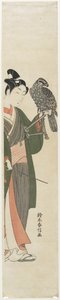 鷹匠、1769-1770 作： Suzuki Harunobu