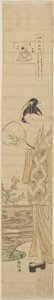 18世紀半ばの野地のジュエル川 作： Suzuki Harunobu