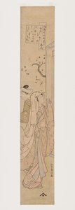 清水寺の小町（清水）（カラー木版画 作： Suzuki Harunobu