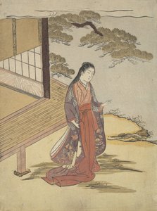 小町様。 作： Suzuki Harunobu
