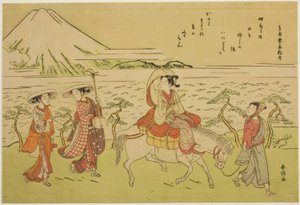 有原業平の東遊記のパロディ