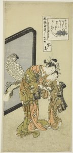 オウム小町（『風流やつし七小町』シリーズより 作： 鈴木春信