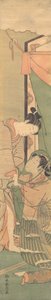 恋人たちの別れ：モーニングアフター、ca。 1765～70年頃。 1765-70。 作： Suzuki Harunobu