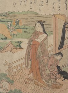 同情、カリフォルニア。 1768年頃。 1768年。 作： Suzuki Harunobu