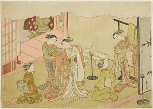 シリーズ第5弾「金襴錦みさお車」シリーズ第5弾「色なおし」 作： Suzuki Harunobu