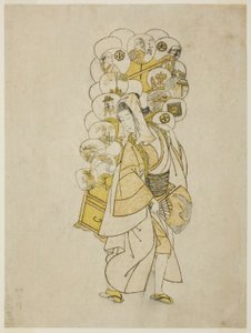 ファンの行商人 作： Suzuki Harunobu