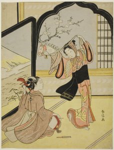 春駒踊り 作： Suzuki Harunobu