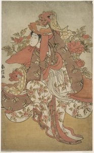 獅子舞 作： Suzuki Harunobu
