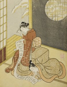 ラブレター、1765 作： Suzuki Harunobu