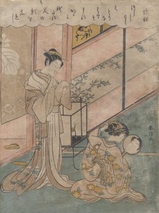 二人の女性、1764-72年、1764-72年。 作： Suzuki Harunobu